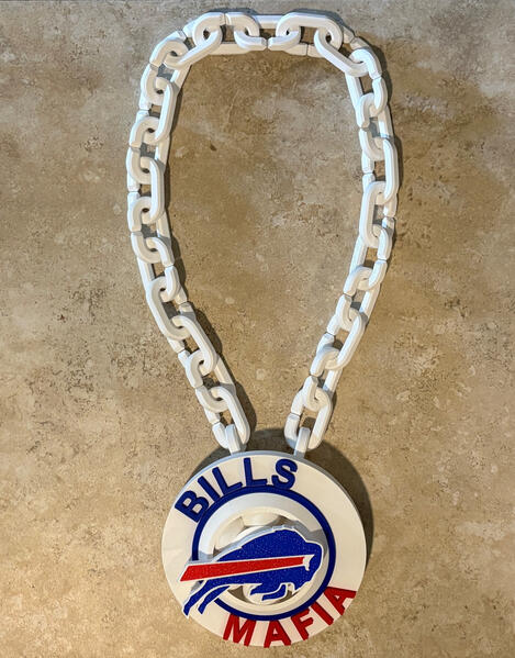 Buffalo Bills Mafia Spinner Chain (yes, it spins!)